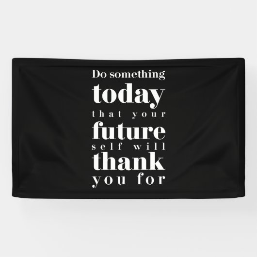 Birthday Gift doet vandaag iets Spandoek (Horizontaal)