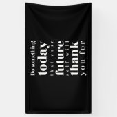 Birthday Gift doet vandaag iets Spandoek (Verticaal)
