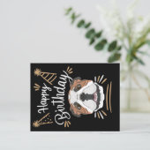 Birthday Gift English Bulldog Briefkaart (Staand voorkant)