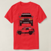 Birthday gift FJ Cruiser T-shirt (Design voorkant)