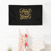 Birthday Gift focus op het goede Spandoek (Insitu)