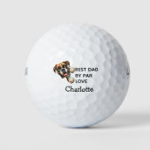  Birthday Gift for the Best BOXER Dad Golfballen (Voorkant)
