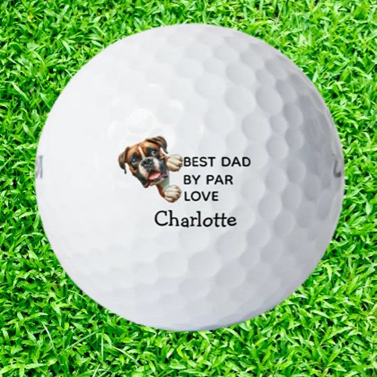  Birthday Gift for the Best BOXER Dad Golfballen
