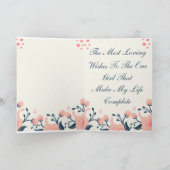 Birthday Gift for Vriendin Folded Wenskaart Kaart (Binnen)