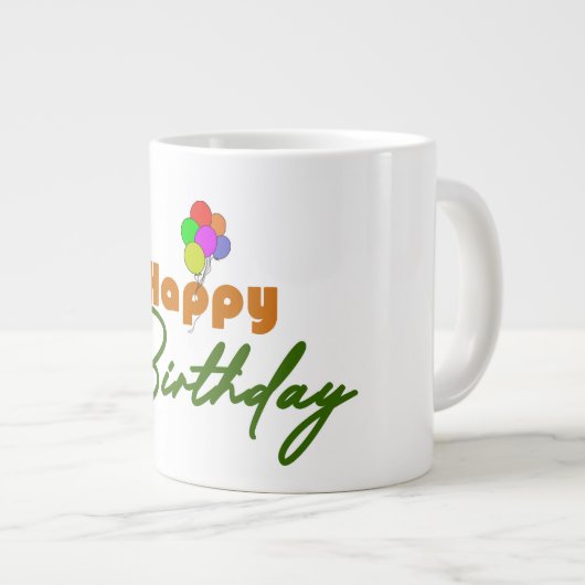 Birthday Gift Grote Koffiekop (Voorkant rechts)