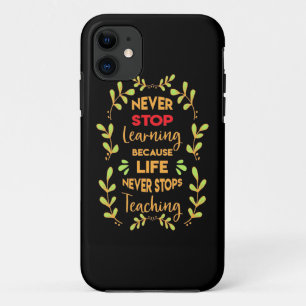 Birthday Gift houdt nooit op met leren Case-Mate iPhone Case