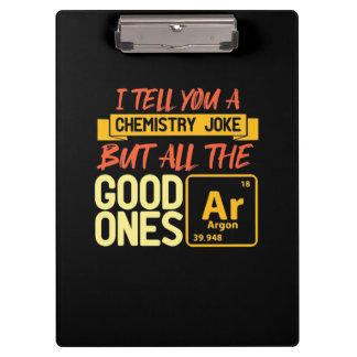 Birthday Gift | I Tell You A Chemistry Klembord