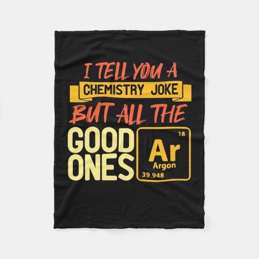 Birthday Gift | Ik vertel je een scheikunde Fleece Deken (Voorkant)
