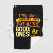 Birthday Gift | Ik vertel je een scheikunde Golfhanddoek (Insitu)