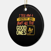 Birthday Gift | Ik vertel je een scheikunde Keramisch Ornament (Links)