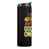 Birthday Gift | Ik vertel je een scheikunde Thermosbeker (Gedraaid links)