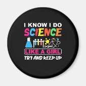 Birthday Gift | Ik weet dat ik wetenschap als een Magneet (Voorkant)