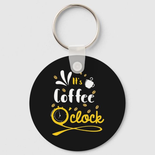 Birthday Gift is een koffie-oclock Sleutelhanger (Voorkant)