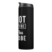 Birthday Gift is niet te laat Thermosbeker (Geroteerd rechts)