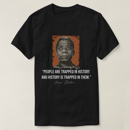 Birthday Gift James Baldwin Gift Music Fans T-shirt (Design voorkant)