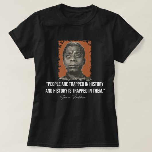 Birthday Gift James Baldwin Gift Music Fans T-shirt (Design voorkant)