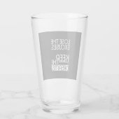Birthday Gift Keep the Dreams Glas (Achterkant)
