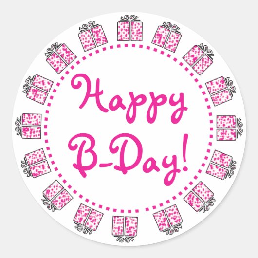 Birthday Gift Labels (Voorkant)