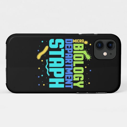 Birthday Gift | Micro Biology Department Staph Case-Mate iPhone Case (Achterkant (horizontaal))