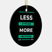 Birthday Gift Miness Attitude Meer Gratis Keramisch Ornament (Rechts)