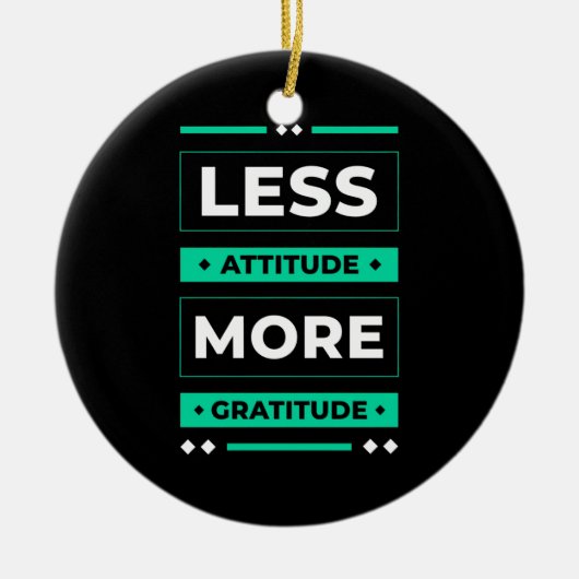 Birthday Gift Miness Attitude Meer Gratis Keramisch Ornament (Voorkant)