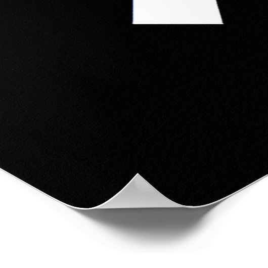 Birthday Gift Miness Attitude Meer Gratis Poster (Hoek)