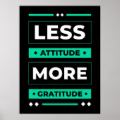 Birthday Gift Miness Attitude Meer Gratis Poster (Voorkant)