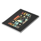 Birthday Gift | niveau 16 ontgrendeld Notitieblok (Linkerzijde)