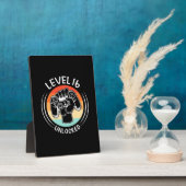 Birthday Gift | Niveau 16e verjaardag niet vergren Fotoplaat (Zijkant)