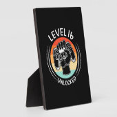 Birthday Gift | Niveau 16e verjaardag niet vergren Fotoplaat (Zijkant)