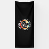 Birthday Gift | Niveau 16e verjaardag niet vergren Spandoek (Verticaal)