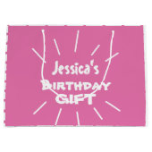 Birthday Gift PINK Persoonlijke cadeautas (Voorkant)
