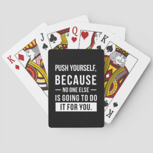 Birthday Gift Push jezelf Pokerkaarten