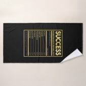 Birthday Gift Succes Nutritional Facts Badhanddoek (Badhanddoek)