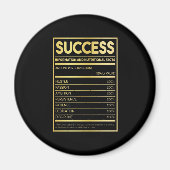 Birthday Gift Succes Nutritional Facts Magneet (Voorkant)