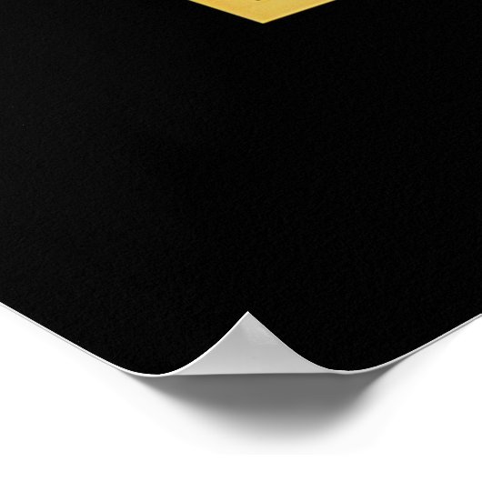 Birthday Gift Succes Nutritional Facts Poster (Hoek)