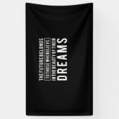Birthday Gift the Future behoort tot je dromen Spandoek (Verticaal)