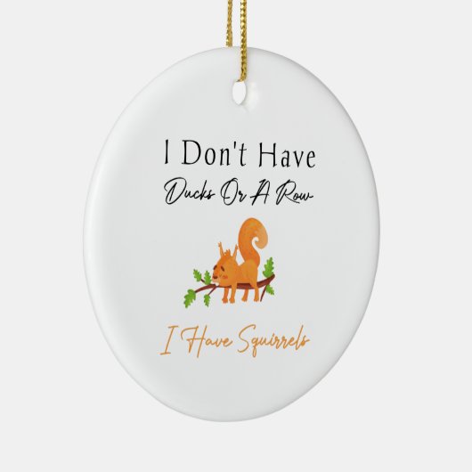 Birthday gift voor Squirrels Rodents Keramisch Ornament (Rechts)