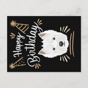Birthday Gift West Highland Terrier Briefkaart