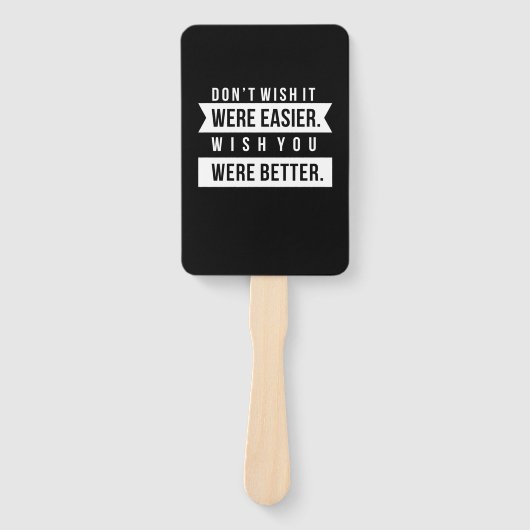 Birthday Gift Wies je was beter Handwaaier (Voorkant)
