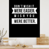 Birthday Gift Wies je was beter Poster (Keuken)