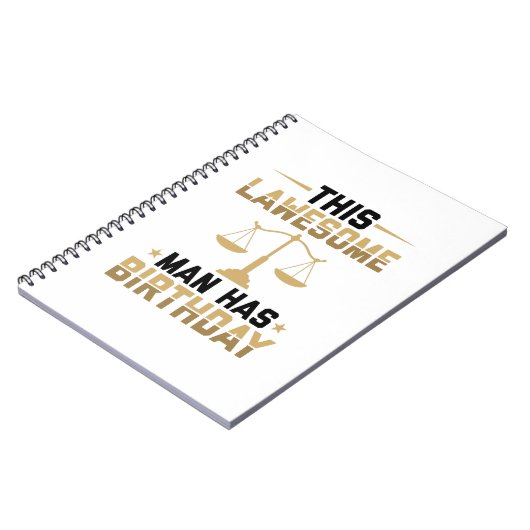 Birthday giften voor advocaten | Advocaat van advo Notitieboek (Linkerzijde)