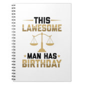 Birthday giften voor advocaten | Advocaat van advo Notitieboek (Voorkant)