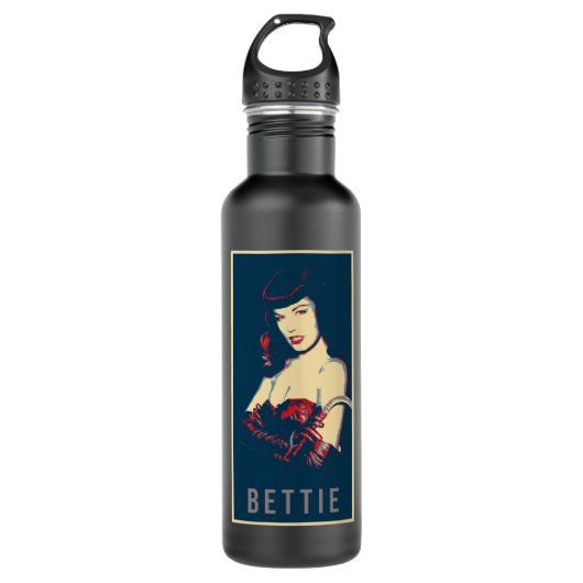Birthday Gifts Illustration Pop Art Bettie of a Bo Waterfles (Voorkant)
