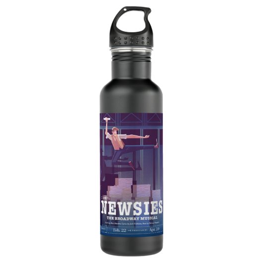 Birthday Gifts Newsies Broadway Musicial Hoesje Waterfles (Voorkant)