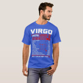 Birthday Gifts - Virgo Facts T-shirt (Voorkant volledig)