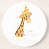 Birthday Giraffe Stone Onderzetter | Lover Stone C (Voorkant)