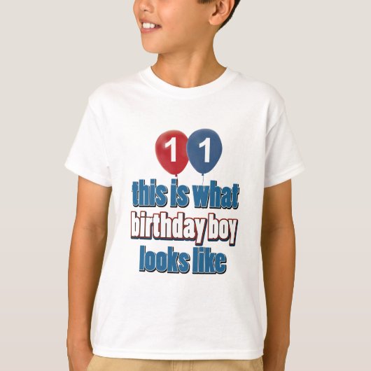 Birthday Girl 11 T-shirt (Voorkant)