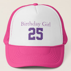 Birthday Girl 25 Trucker Pet