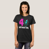 Birthday Girl 4 Octopus Love T-shirt (Voorkant volledig)